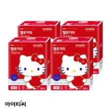 헬로키티 3겹 팝업 미용티슈 Red(110매) 3입X4팩(12개입)